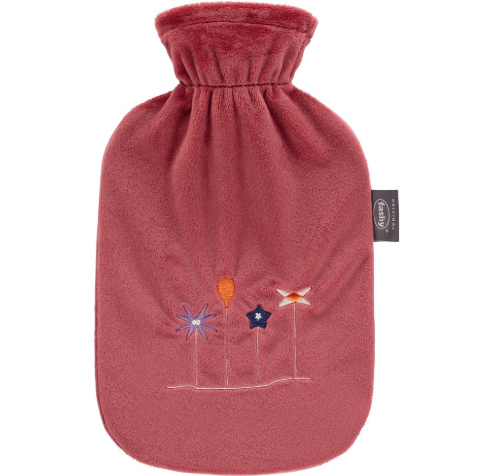 FASHY bouillotte 2l housse rouille brod fleu