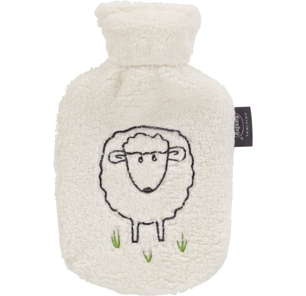 FASHY bouillotte enfant 0.8l housse mouton Dolly