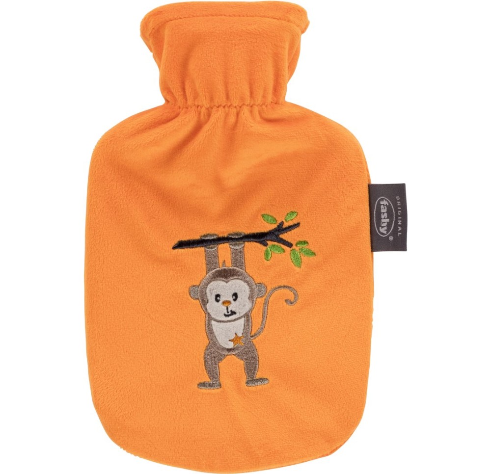 FASHY bouillotte enfant 0.8l housse singe Aiko