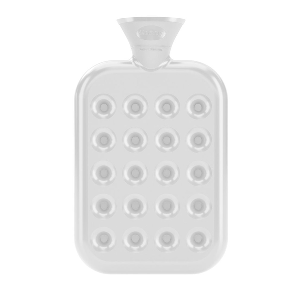 FASHY bouillotte 1.2l plate transparent blanc