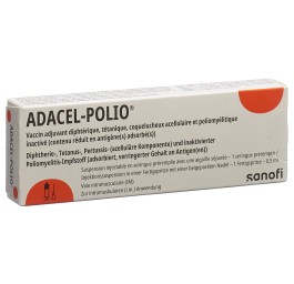 ADACEL-POLIO susp inj a aiguille ser pré 0.5 ml
