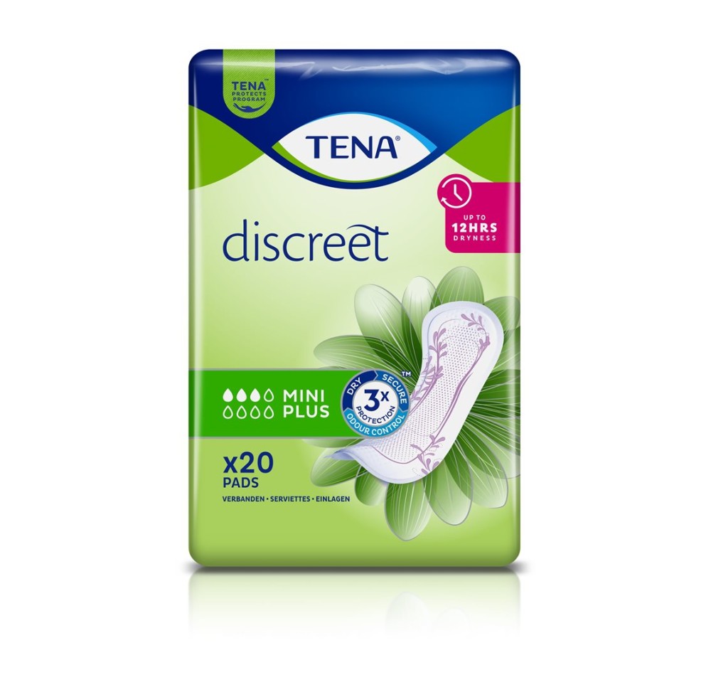 TENA Discreet Mini Plus carton 6 x 20 pce