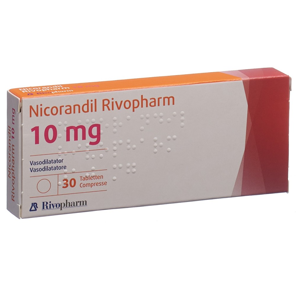 NICORANDIL Rivopharm cpr 10 mg 30 pce