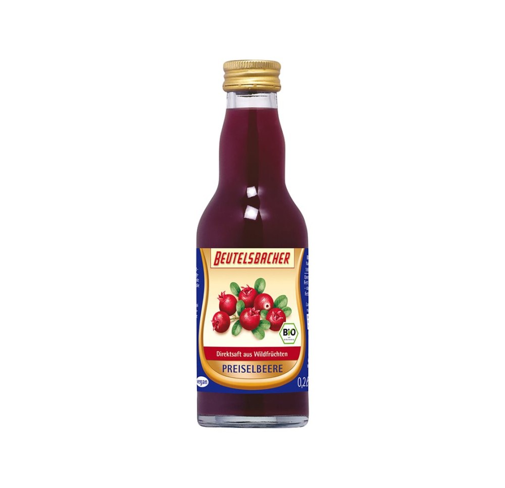 BEUTELSBACHER jus d'airelle pur verre 200 ml