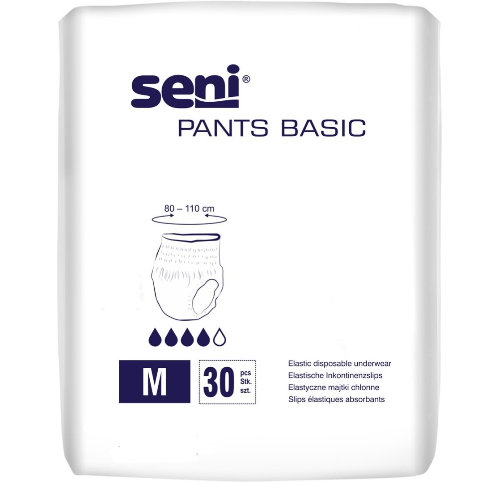 SENI Pants Basic M sach 30 pce