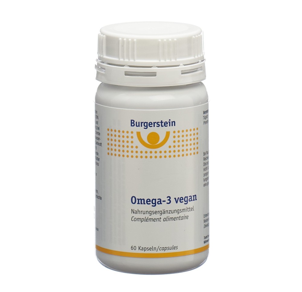 BURGERSTEIN Omega-3 caps vegan bte 60 pce