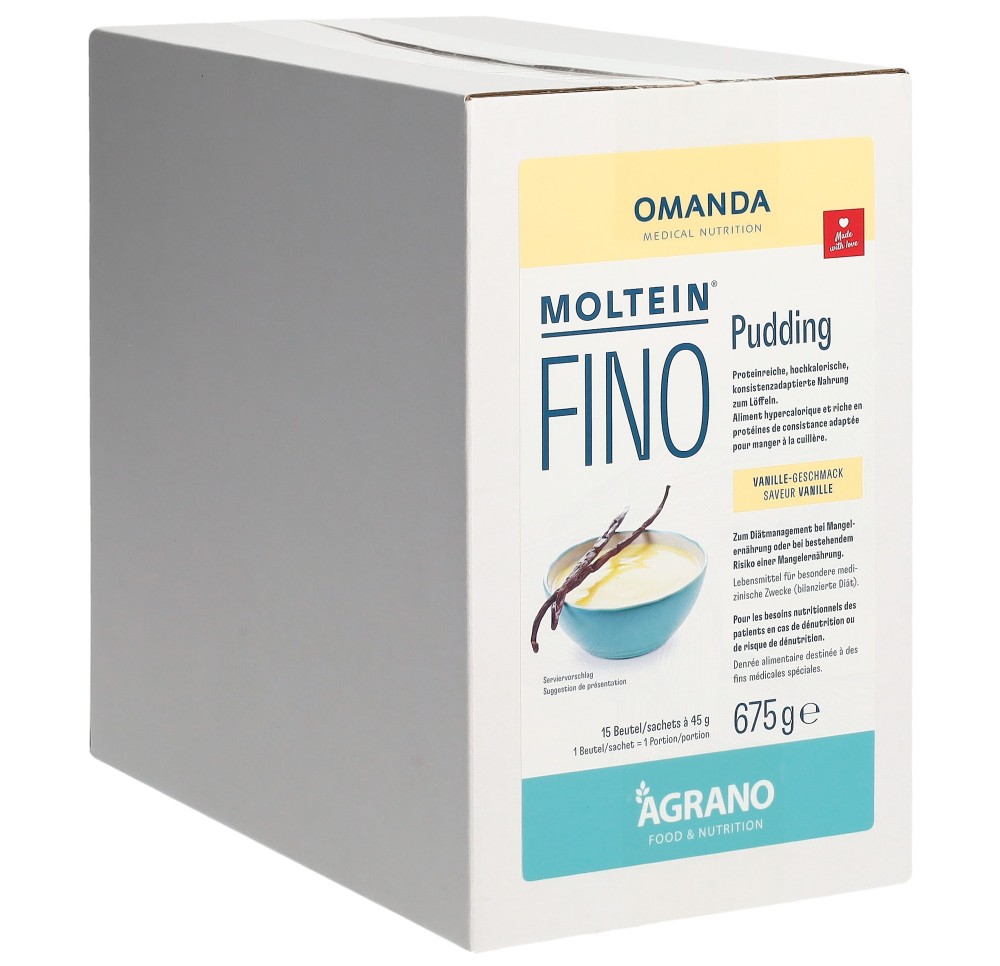 MOLTEIN FINO Pudding vanille 15 sach 45 g