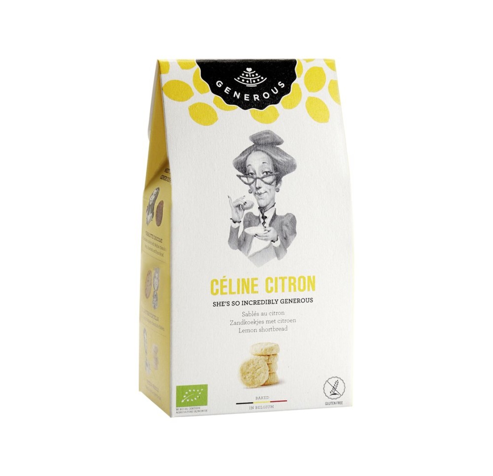 GENEROUS Céline Citron sablés s gluten 100 g