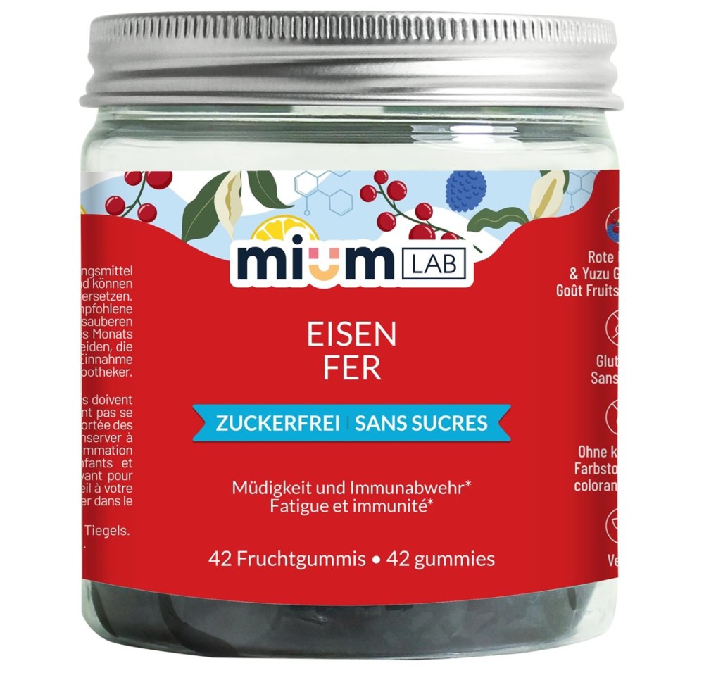 MIUMLAB gummies fer bte 42 pce