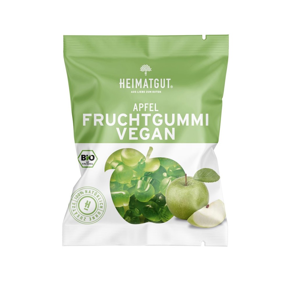 HEIMATGUT Gommes aux fruits pomme sach 100 g