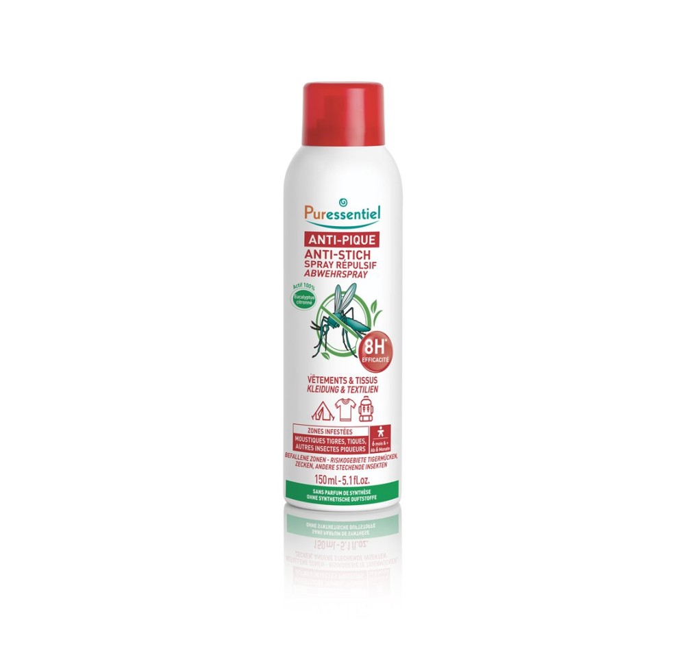 PURESSENTIEL spr répul anti-pique vêtements 150 ml