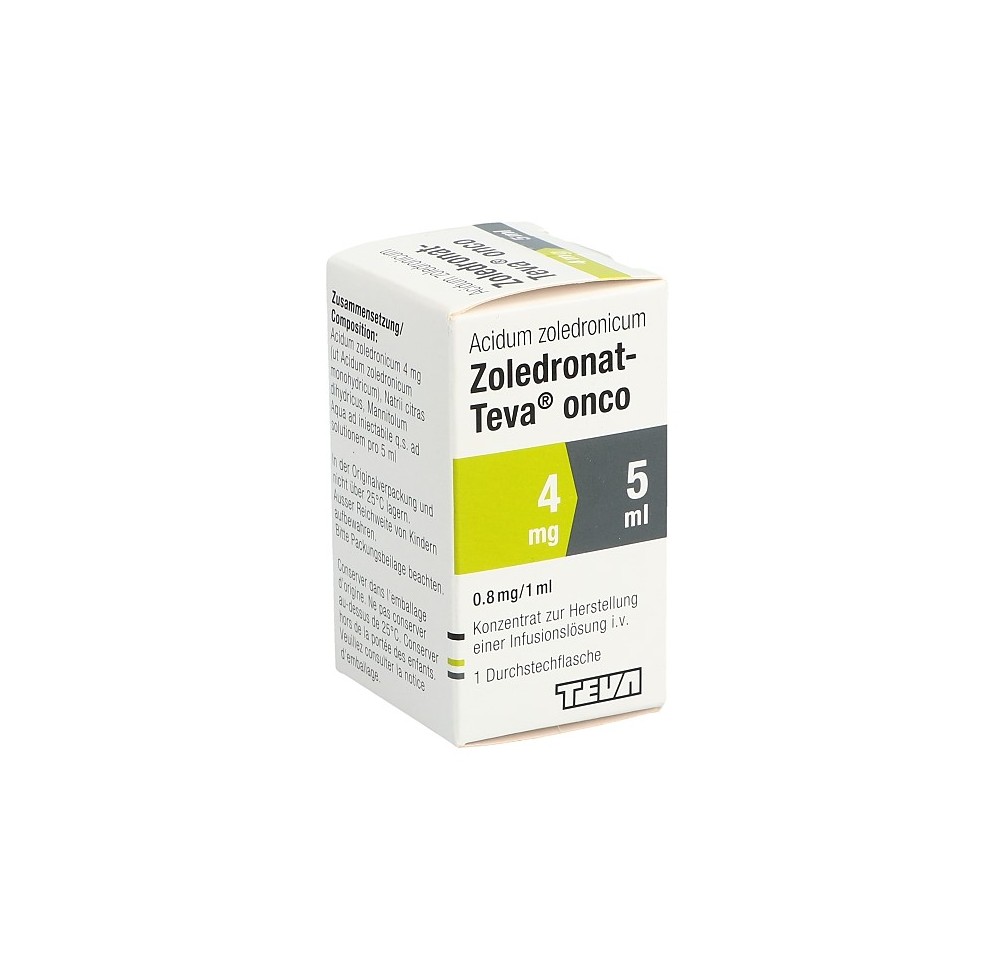 ZOLEDRONAT Teva onco 4 mg/5ml flac 5 ml