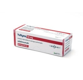 YUFLYMA 80 mg/0.8ml ser pré protè-aiguille