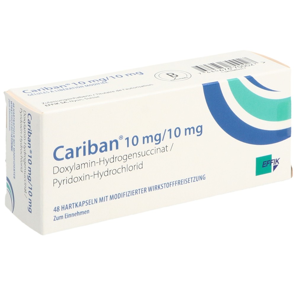 CARIBAN caps ret 10mg/10mg 48 pce