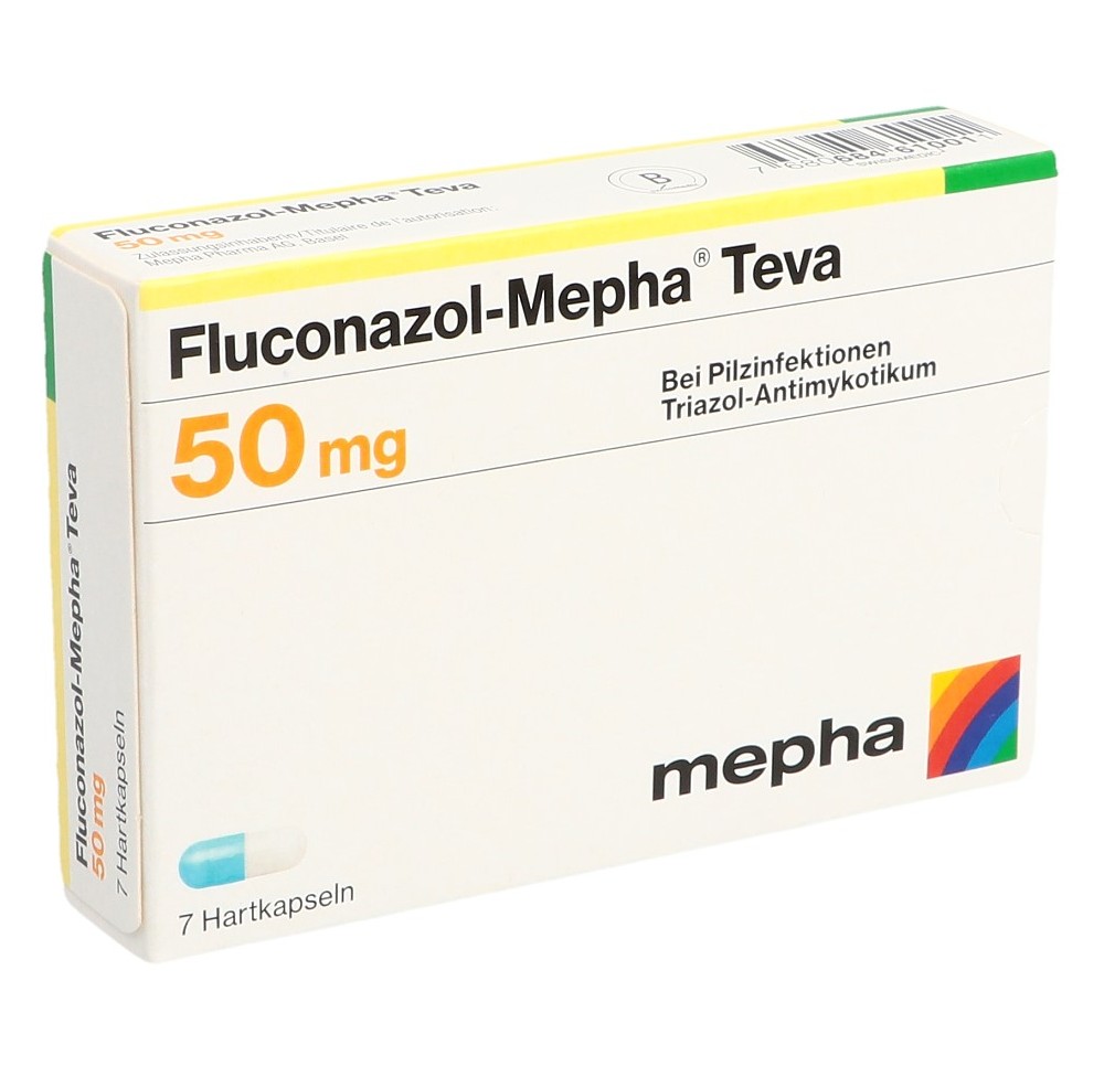 FLUCONAZOL Mepha Teva caps 50 mg 7 pce