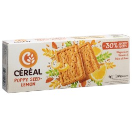 CEREAL biscuit aux céréales pavot citron