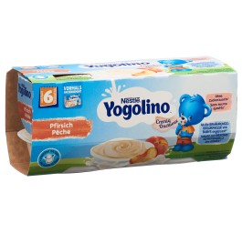NESTLE Yogolino onctueux pêche 6m 6 x 50 g