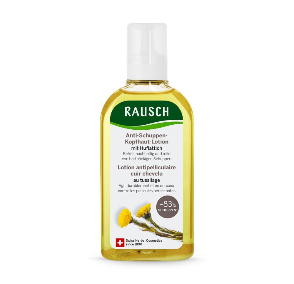 RAUSCH lot antipelliculaire cuir chev tussi 200 ml