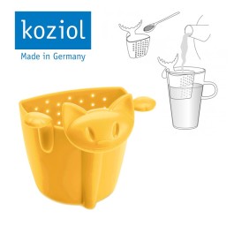 HERBORISTERIA passoire Koziol Miaou organic jaune