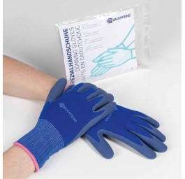 BAUERFEIND gants en caoutchouc L bleu 1 paire