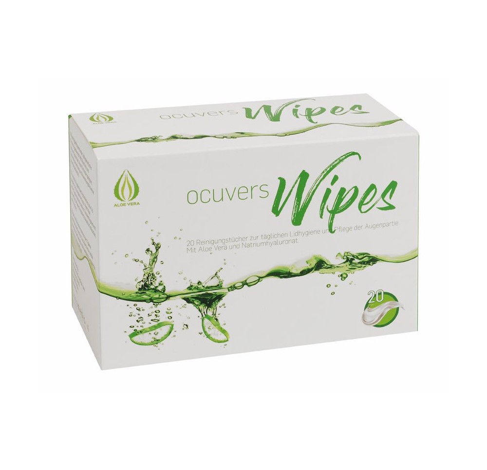 OCUVERS wipes lingettes nettoyantes sach 20 pce