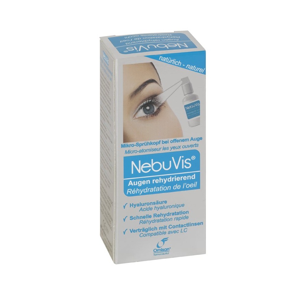 NEBUVIS réhydratation de l'oeil fl 10 ml