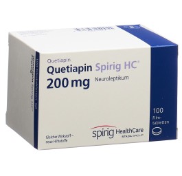 QUETIAPINE Spirig HC cpr pell 200 mg 100 pce