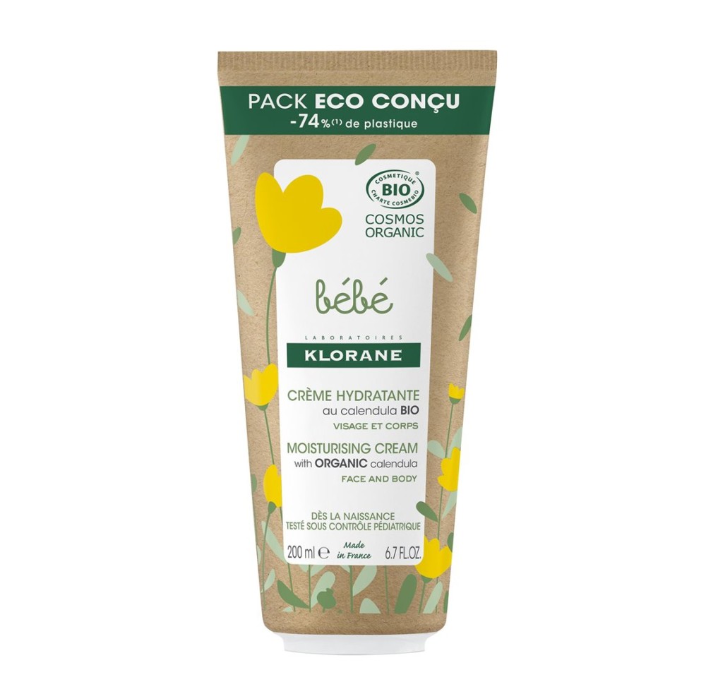 KLORANE Bébé Crème hydratante bio tb 200 ml