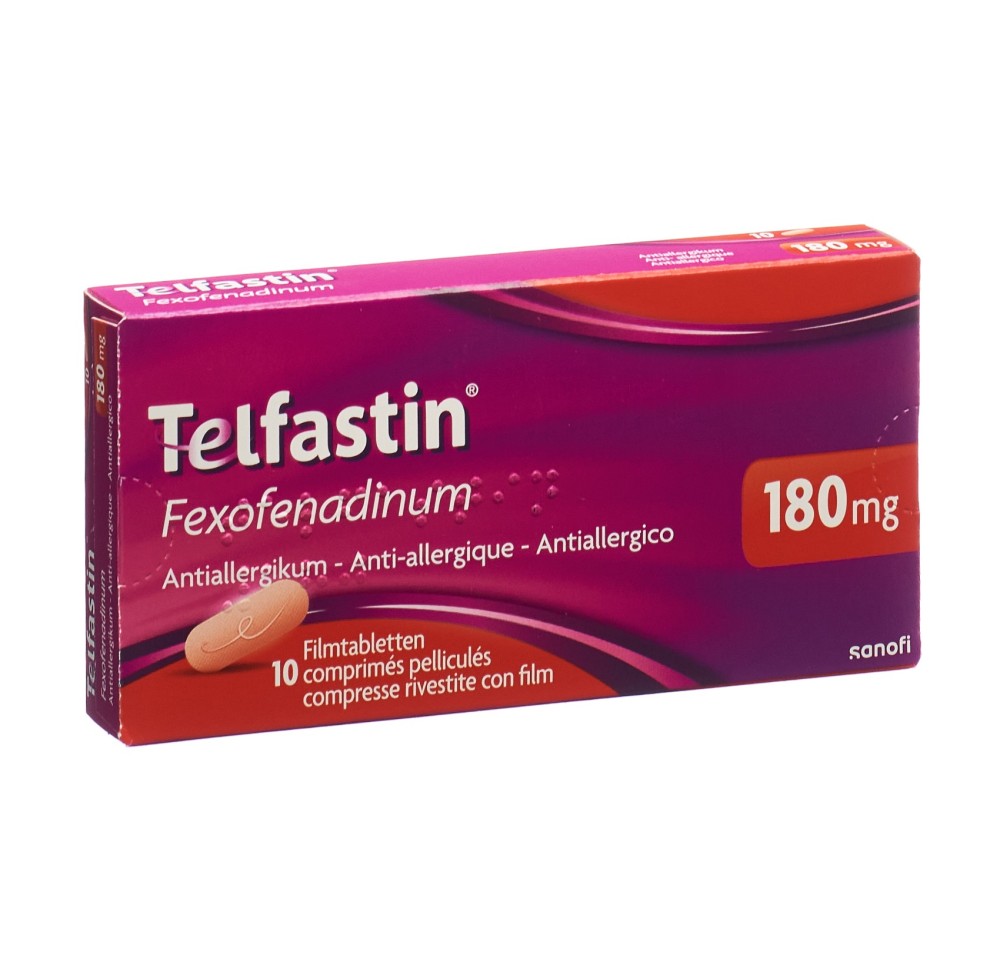 TELFASTIN cpr pell 180 mg 10 pce