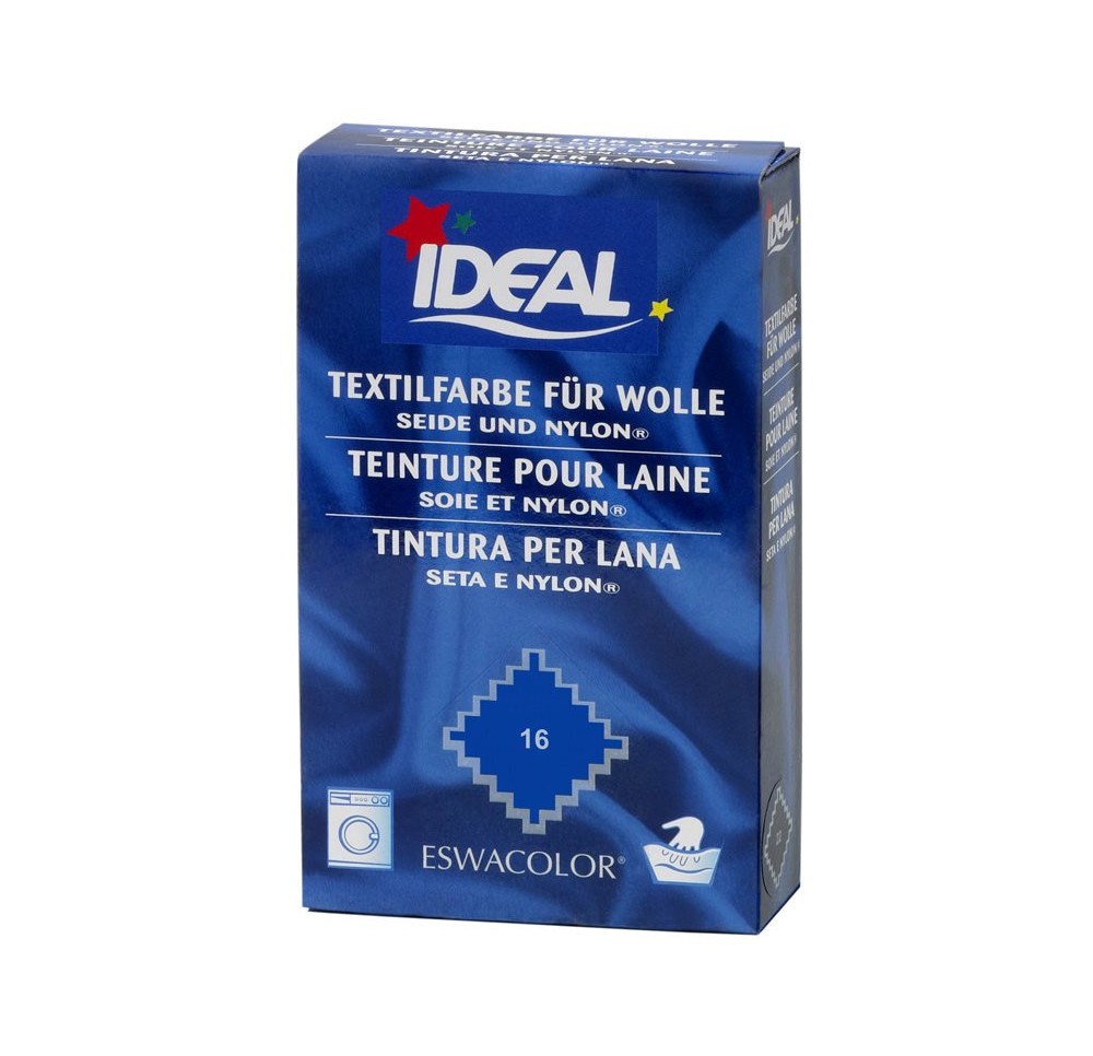 IDEAL laine color pdr no16 bleu franc 30 g