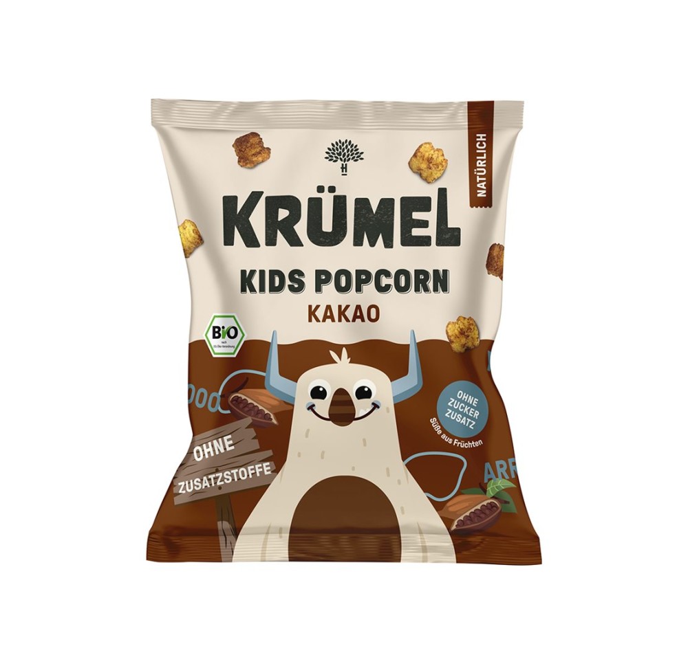 KRÜMEL kids pop-corn au cacao sach 20 g