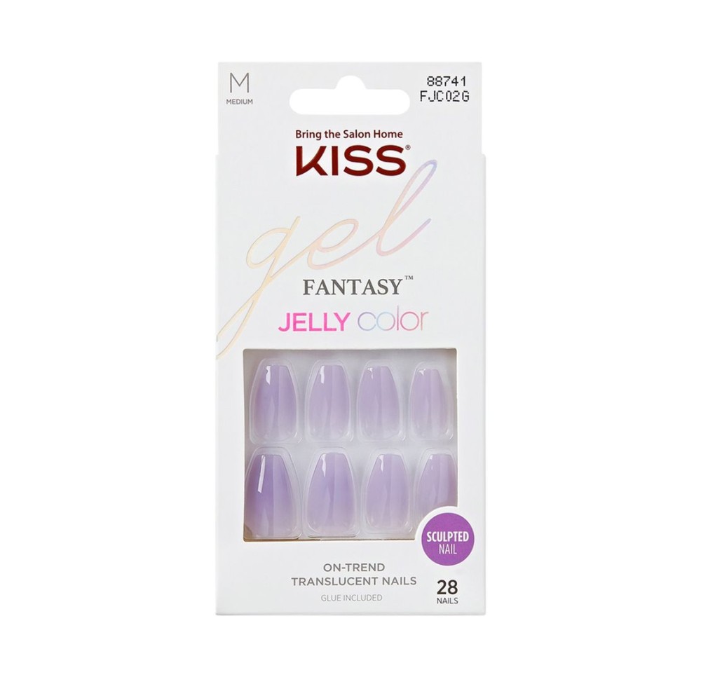 KISS Gel Fantasy Jelly Color Nails Quin Jelly (n)