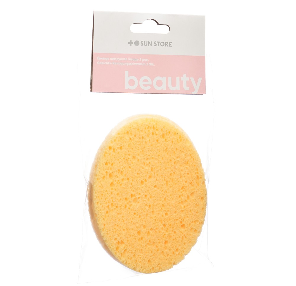 SUN STORE Beauty Éponge démaquill ovale vég 2 pce