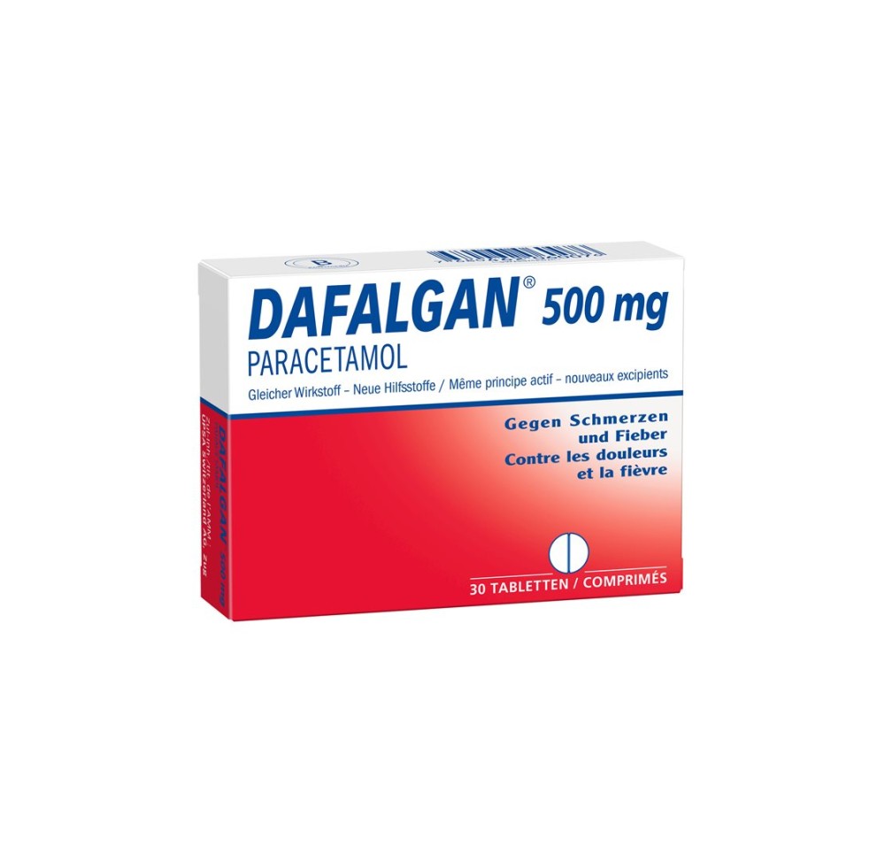 DAFALGAN cpr 500 mg (nouv) 30 pce