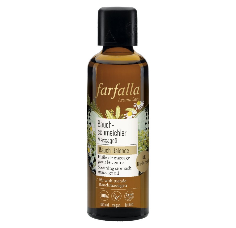 FARFALLA Huile massage bien-être ventre fl 75 ml