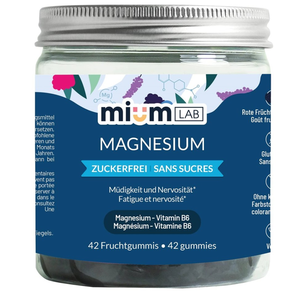 MIUMLAB gummies magnésium bte 42 pce