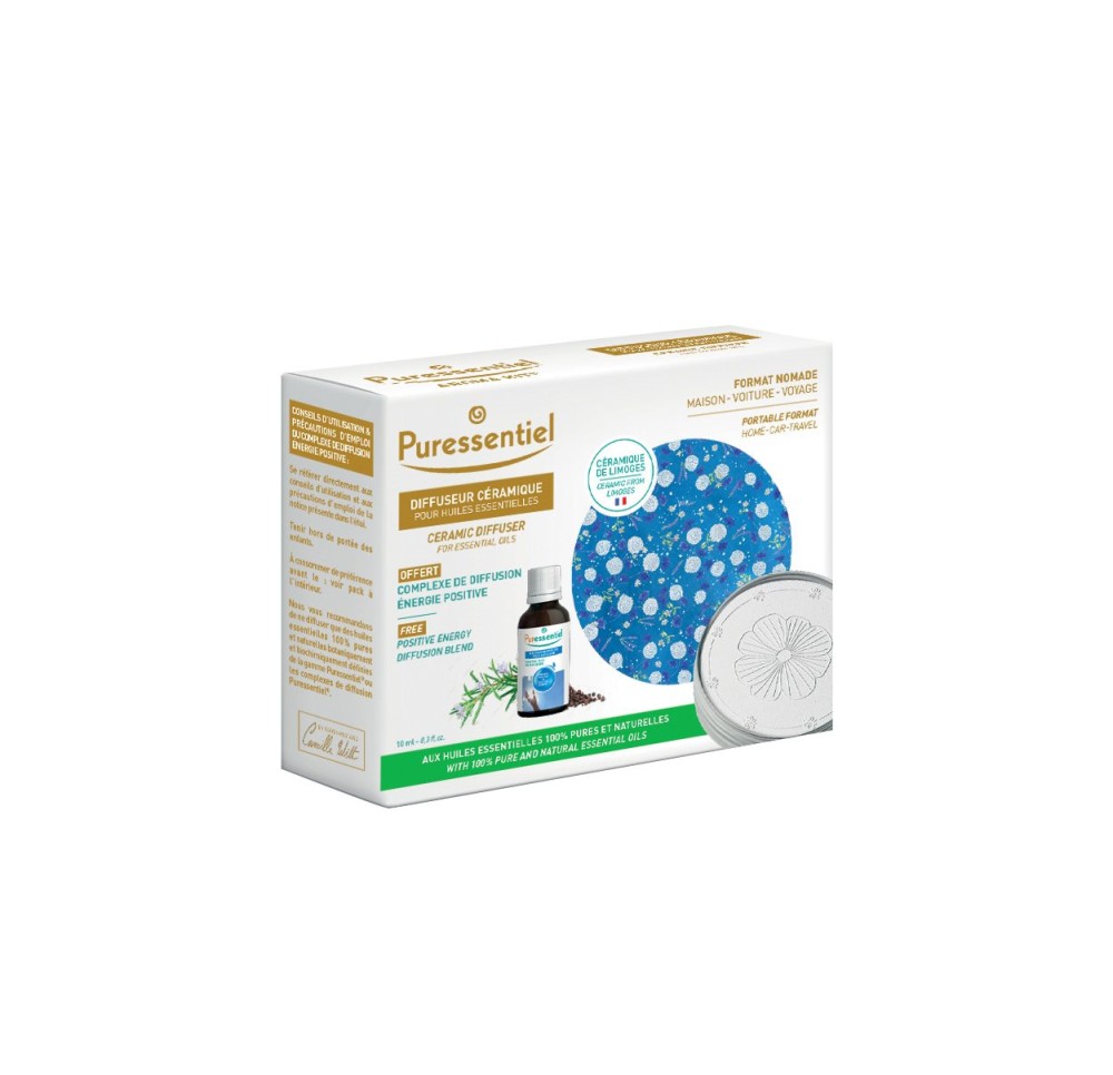 PURESSENTIEL coffret Noël galet diffus 10ml offert