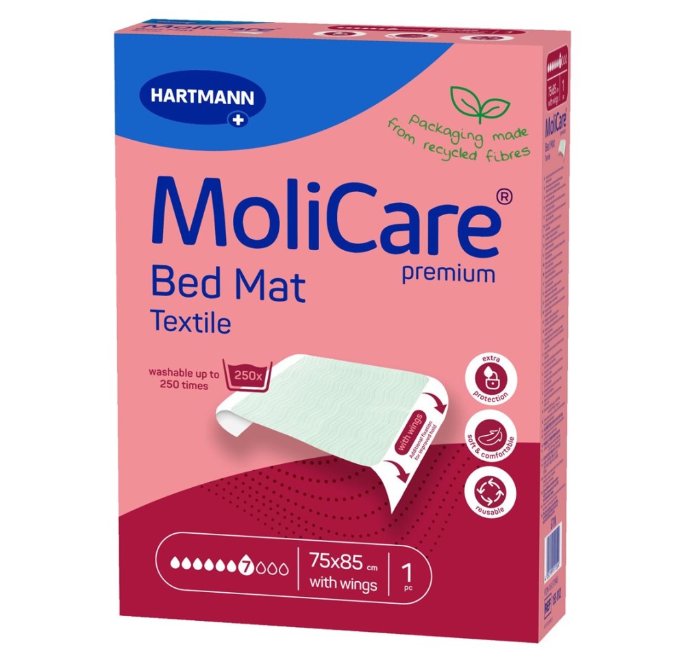 MOLICARE Premium Bed Mat 75x85cm textile 7 goutt