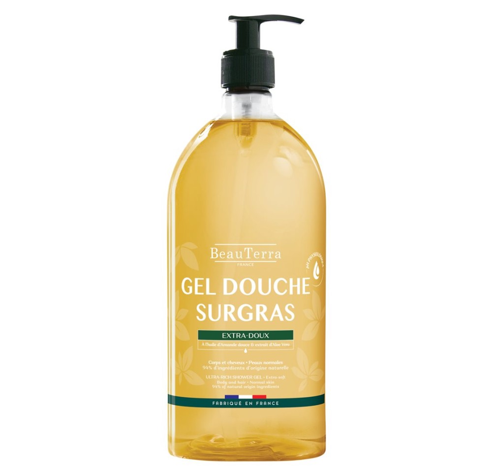 BEAUTERRA gel douche surgras hypoallerg 1000 ml