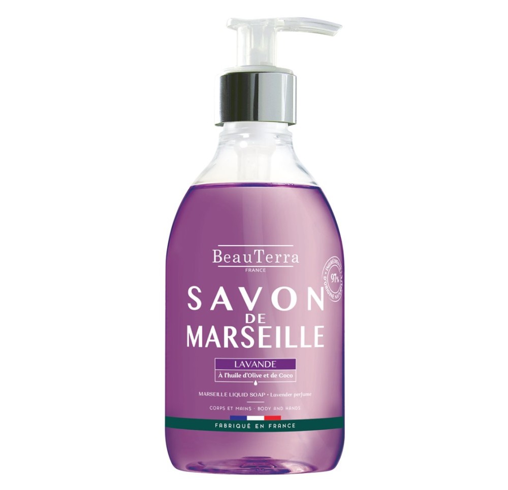 BEAUTERRA savon Marseille liq lavande 300 ml