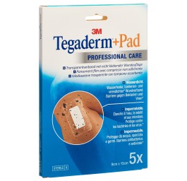 3M TEGADERM+PAD 9x15cm compres 4.5x10cm (n) 5 pce