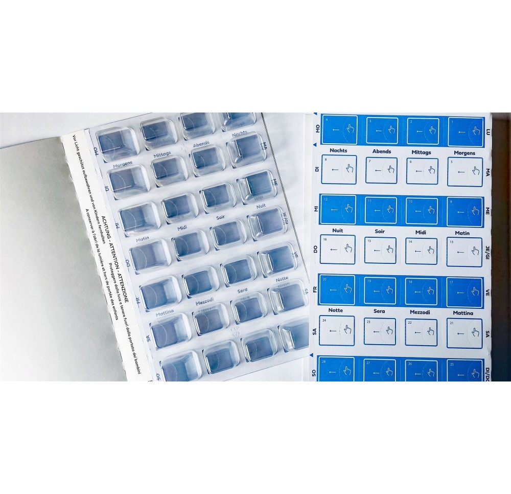 PHARMIS cartes blister Cube easy 250 pce