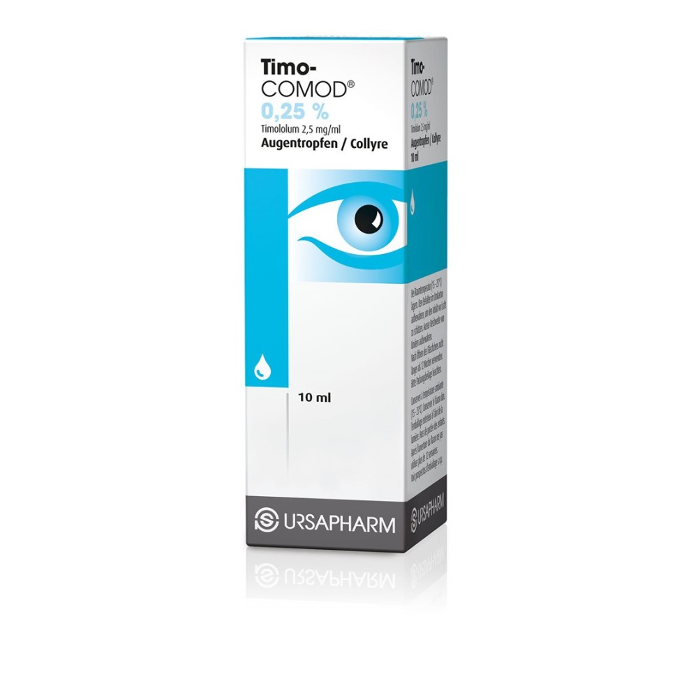 TIMO-COMOD gtt opht 0.25 % fl 10 ml