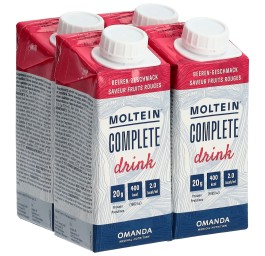 MOLTEIN Complete Drink fruits roug 4 tétra 200 ml
