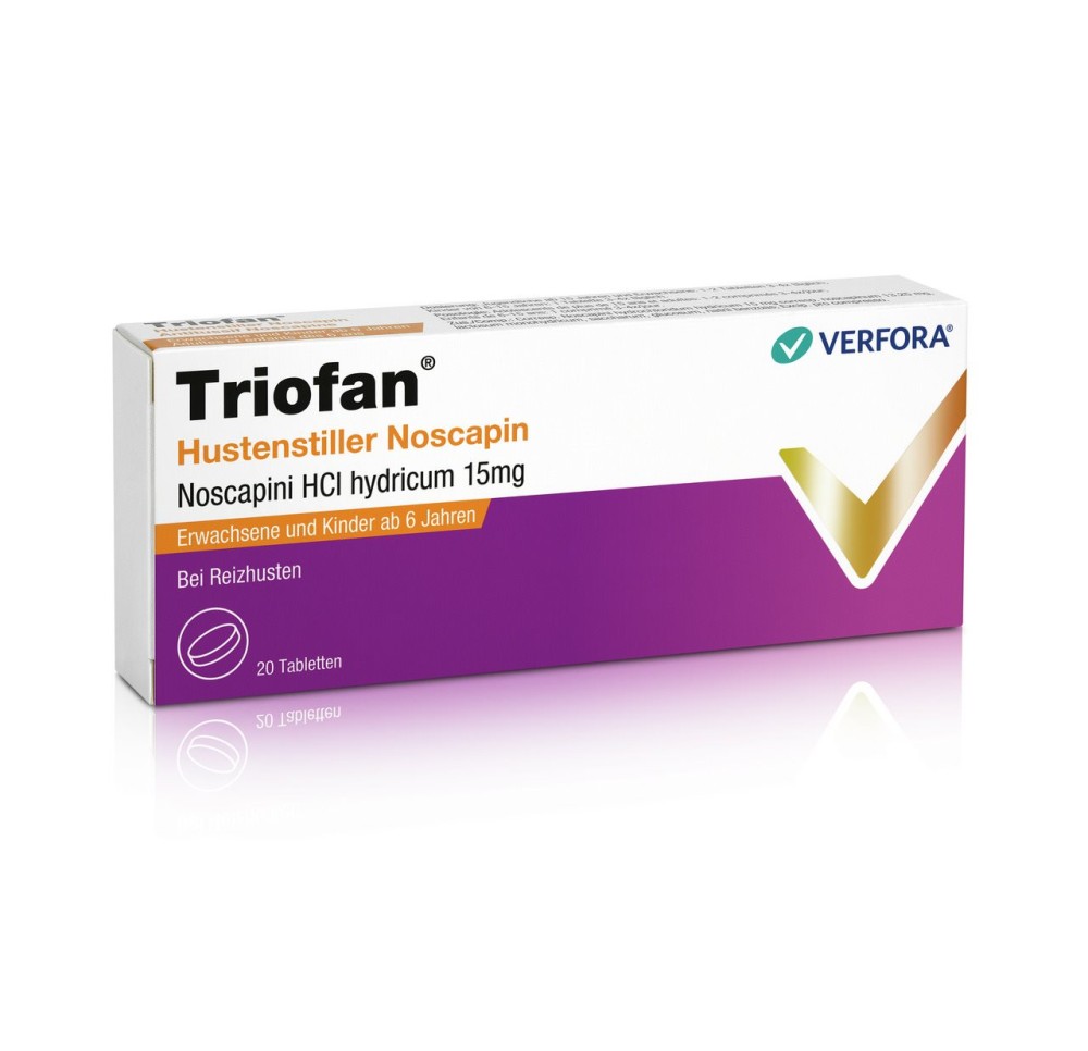 TRIOFAN Antitussif Noscapine cpr 20 pce
