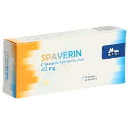 SPAVERIN cpr 40 mg 20 pce