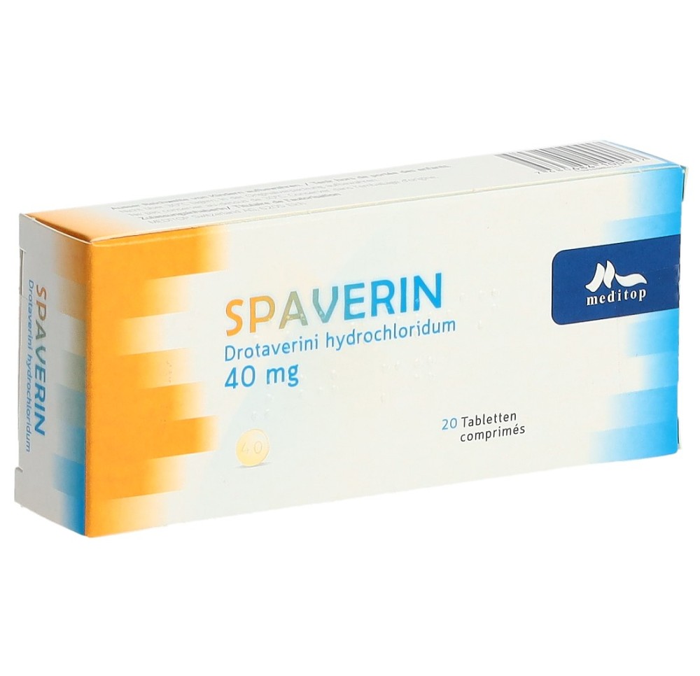 SPAVERIN cpr 40 mg 20 pce