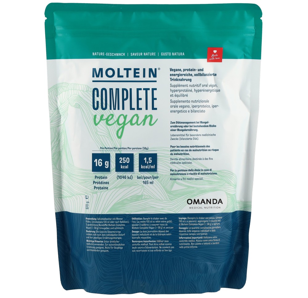 MOLTEIN Complete végan nature sach 870 g