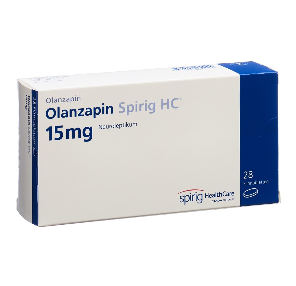 OLANZAPINE Spirig HC cpr pell 15 mg 28 pce