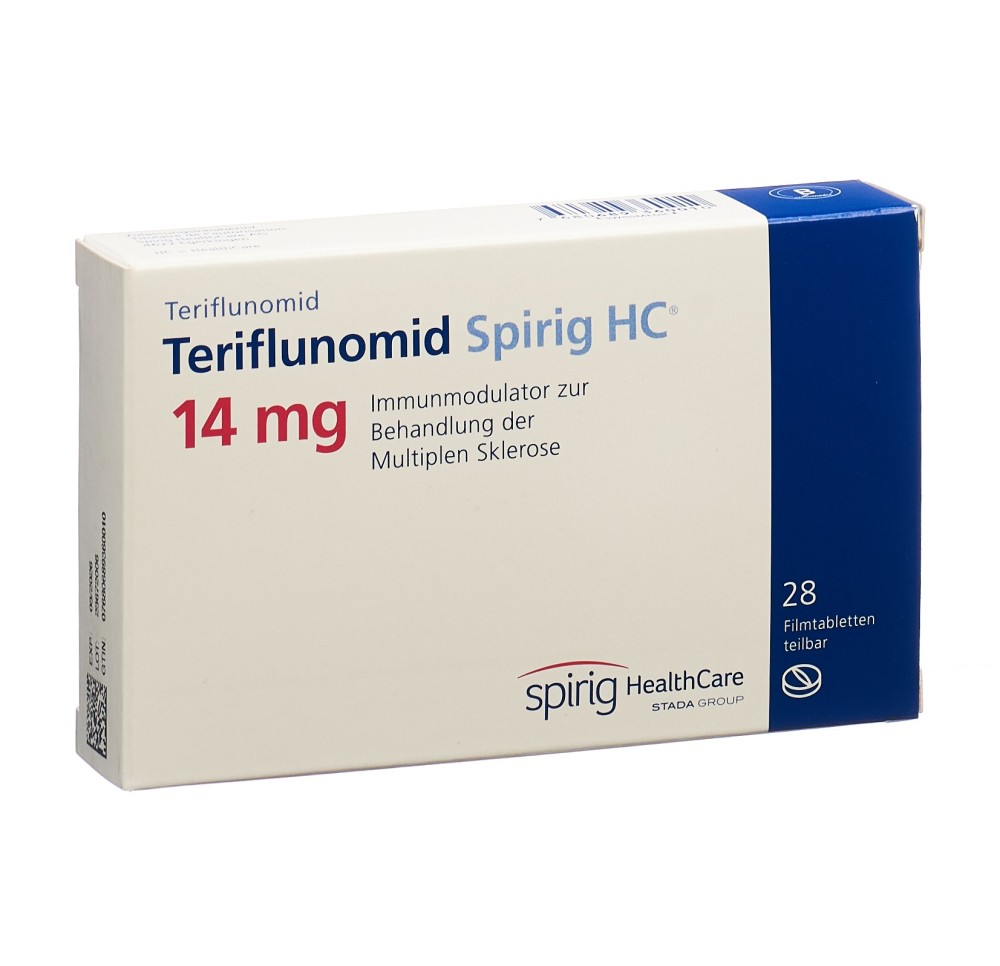 TERIFLUNOMIDE Spirig HC cpr pell 14 mg 28 pce